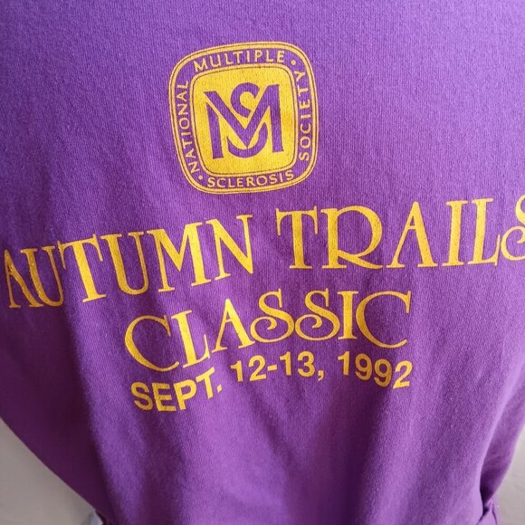 Vintage Mens Cycling Jersey Large 1992 Cycling Jersey Size LARGE MX RACE PURPLE - Picture 4 of 5